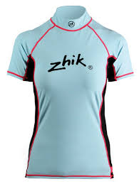 Shirt/ top Lycra Zhik Spandex Woman short sleeve